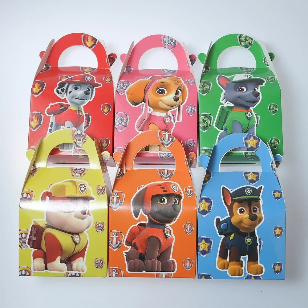 Event Party - Paw Patrol-tas, set van 6 verjaardagstassen,