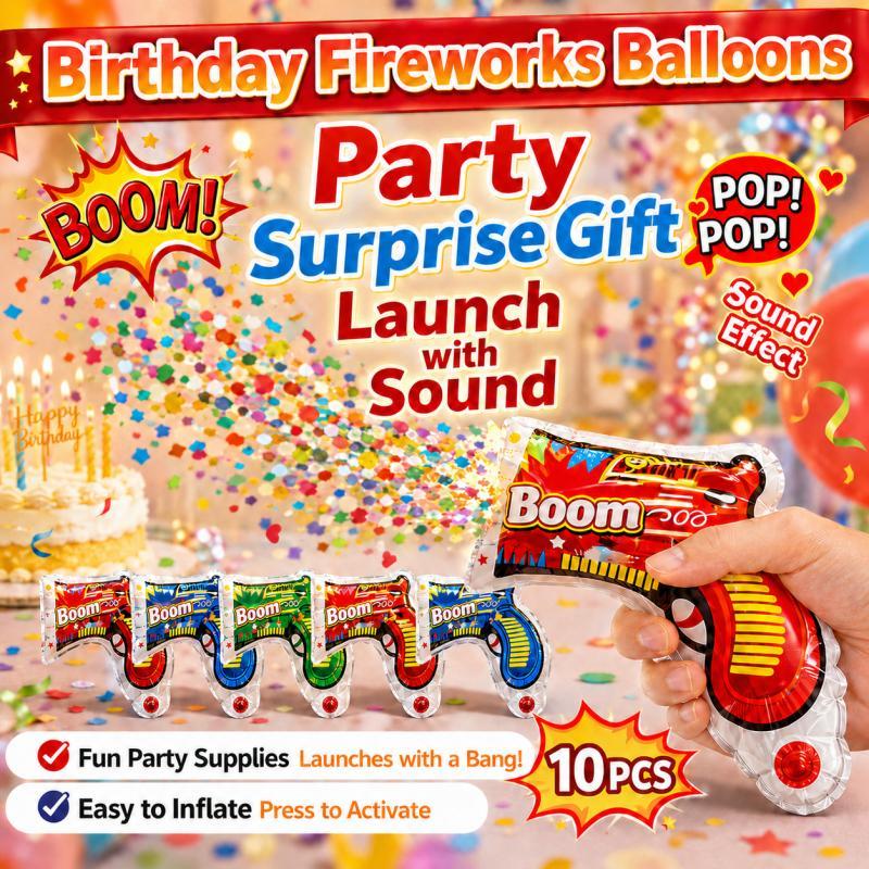 Confetti Cannon Tube - 10 stuks Party Popper Ballonpistool Handheld