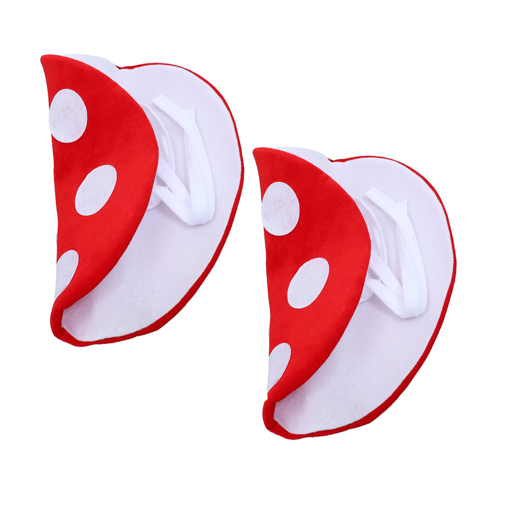 2 stuks rode paddenstoelenpett - Party Hat Cone recensie en prijs