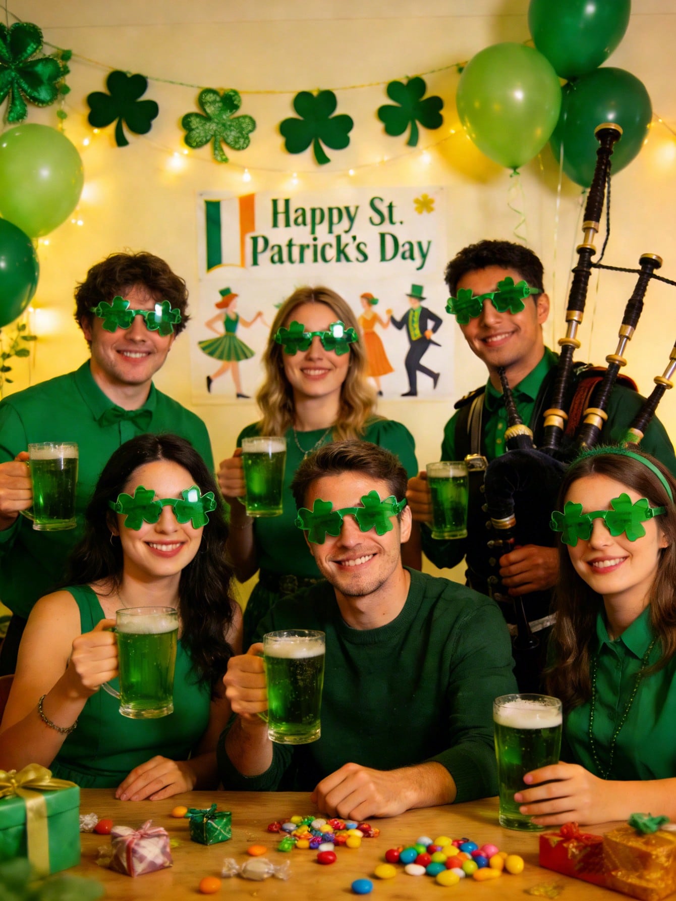 12/6/1 Paar St. Patrick's Day  - Event & Party Supply Photos recensie en prijs