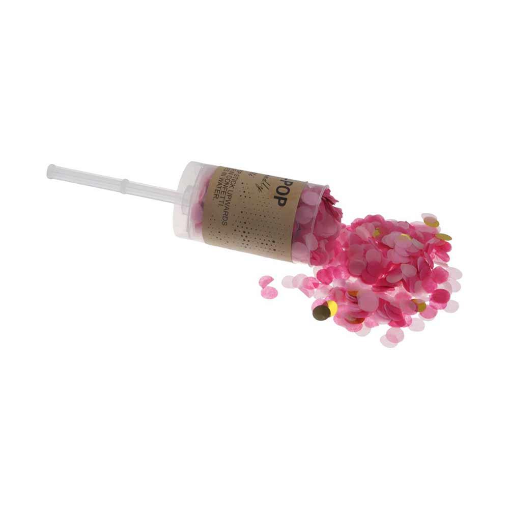 Kleurrijke pastelkleurige brui - Confetti Cannon Tube recensie en prijs